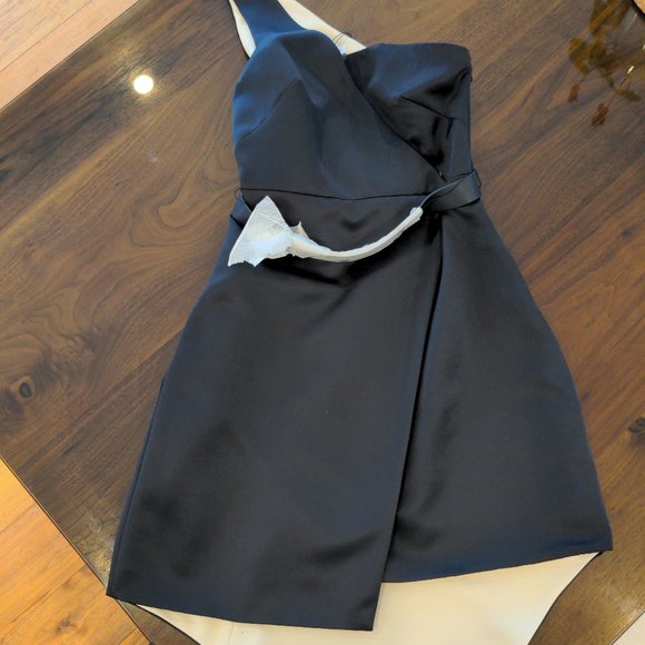 Halston Heritage One Shoulder Dress - Picture 3 of 6